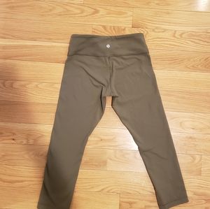 Lululemon Wunder Under Green leggings